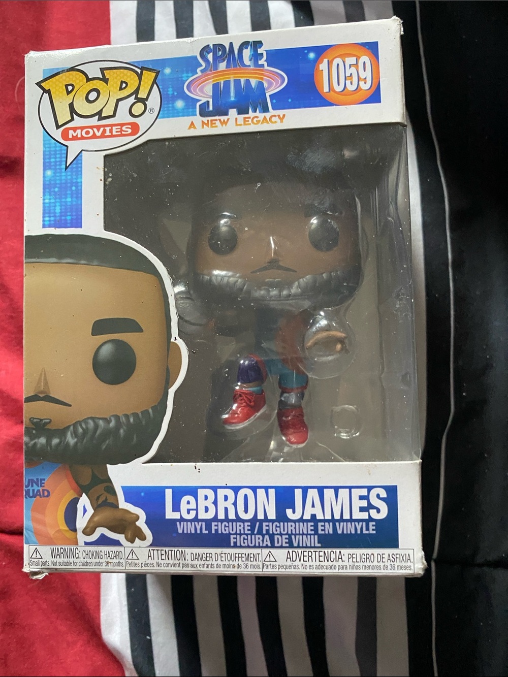 Funko Pop! LeBron James (Space Jam: A New Legacy) - Red, Blue